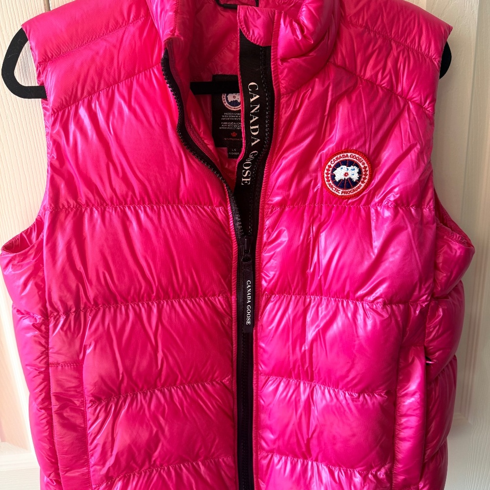 Womens Canada Goose Vest in Summit Pink
